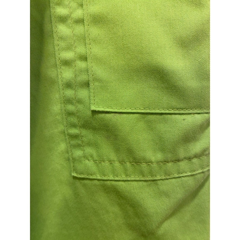 Mary Engelbreit Scrub Pants Green Cherry Print Waistband Cargo Pocket Large - Picture 6 of 6